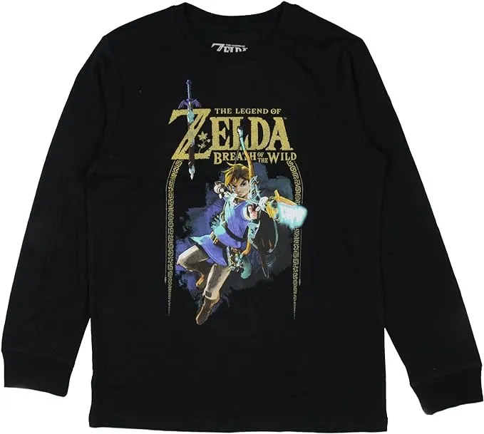 Nintendo The Legend Of Zelda Breath Of The Wild Logo Long-Sleeve T-Shirt | BoxLunch