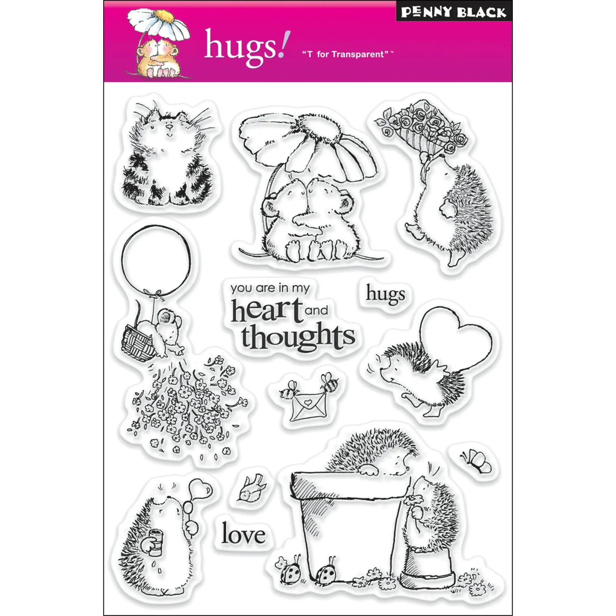 Penny Black Clear Stamps - Hugs