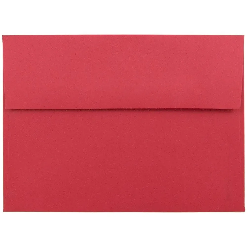 JAM Paper 5 1/4&quot; x 7 1/4&quot; Bright A7 Invitation Envelopes 100pk