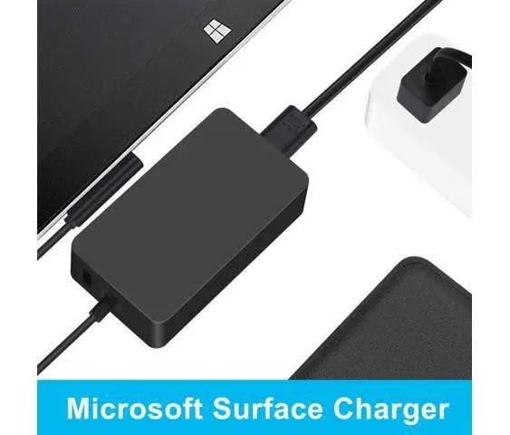 Surface Charger 65W Power Supply Adapter Charger Compatible Microsoft Surface Pro 3 4 5 6 7 8 X Microsoft Surface Laptop 4/3/ 2/1 Surface Book.