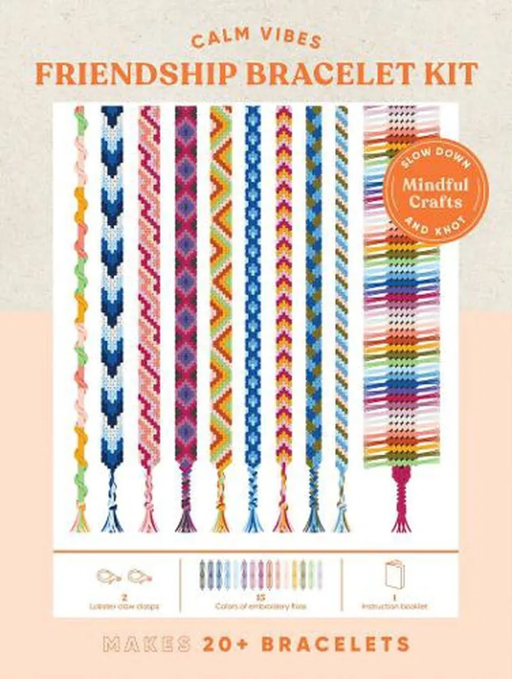 Mindful Crafts Calm Vibes Friendship Bracelet Kit