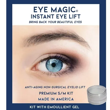 Eye Magic Premium Eye Lift Made in America Lifts and Defines Droopy, Sagging or Hooded Eyes Safe For Daily Use