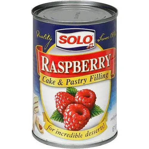 Solo Raspberry Filling 12 oz (Pack of 6)