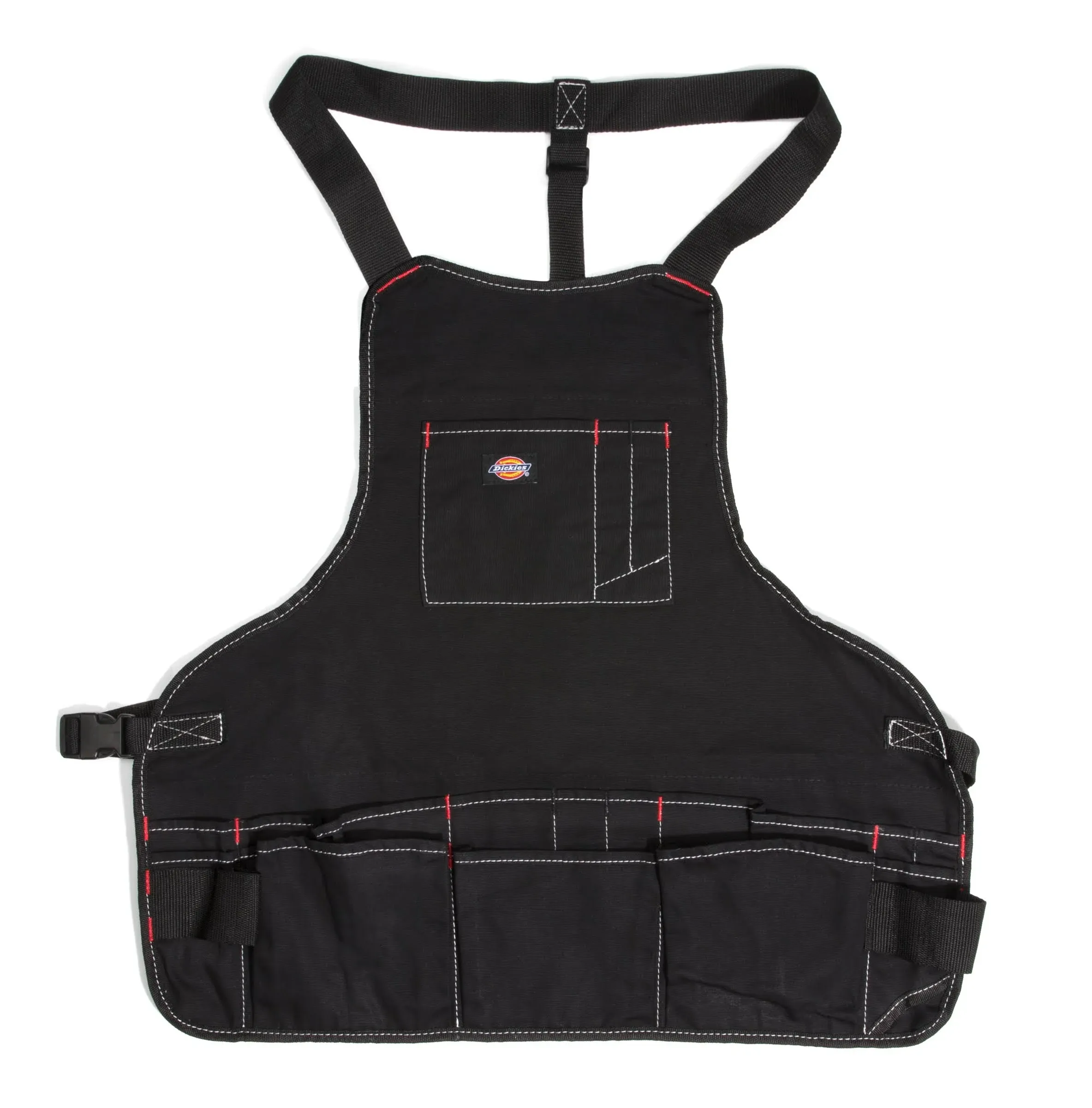 16-Pocket Bib Apron with Quick Release Buckle