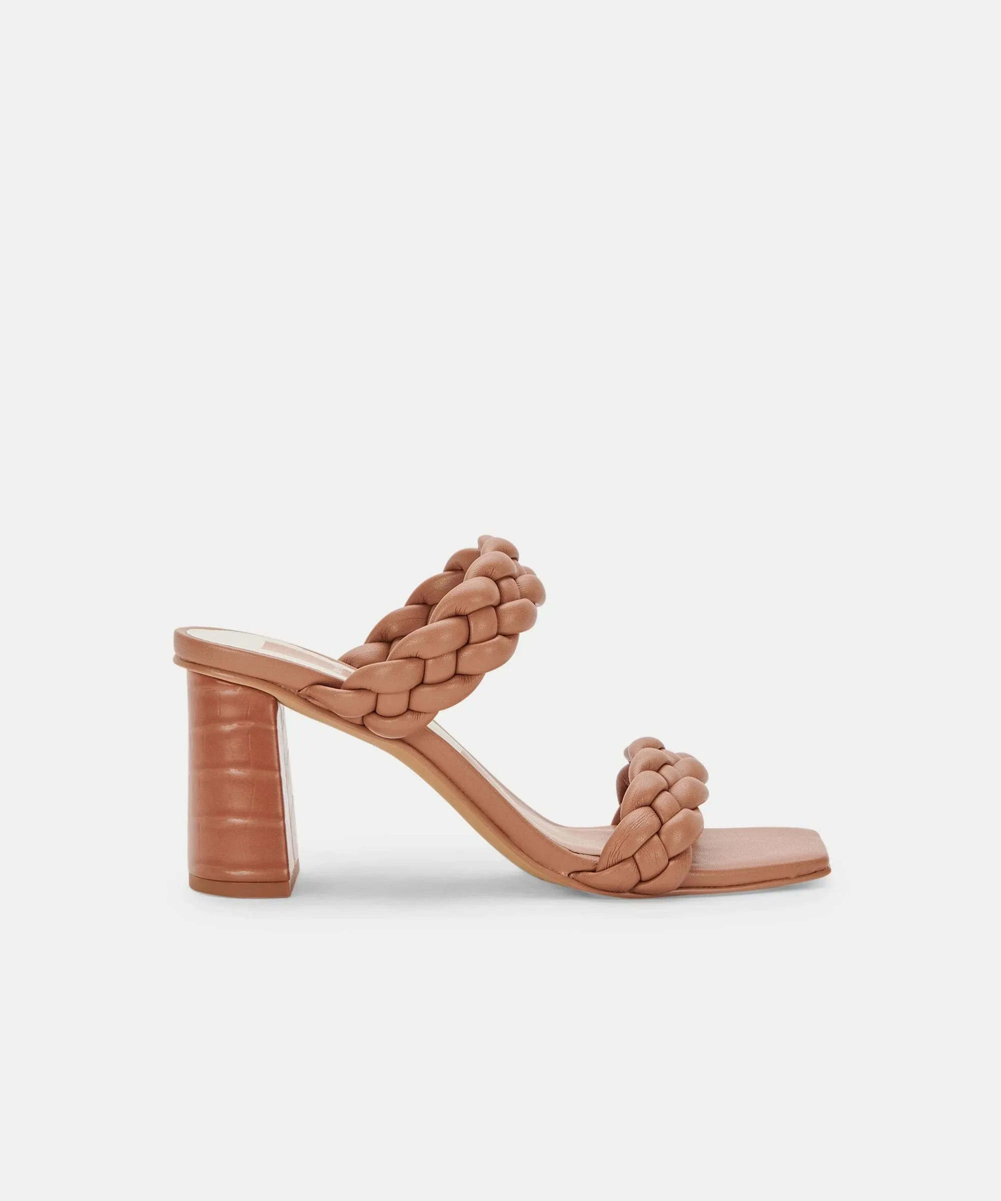 Dolce Vita Paily Braided Sandal in Caramel Stella