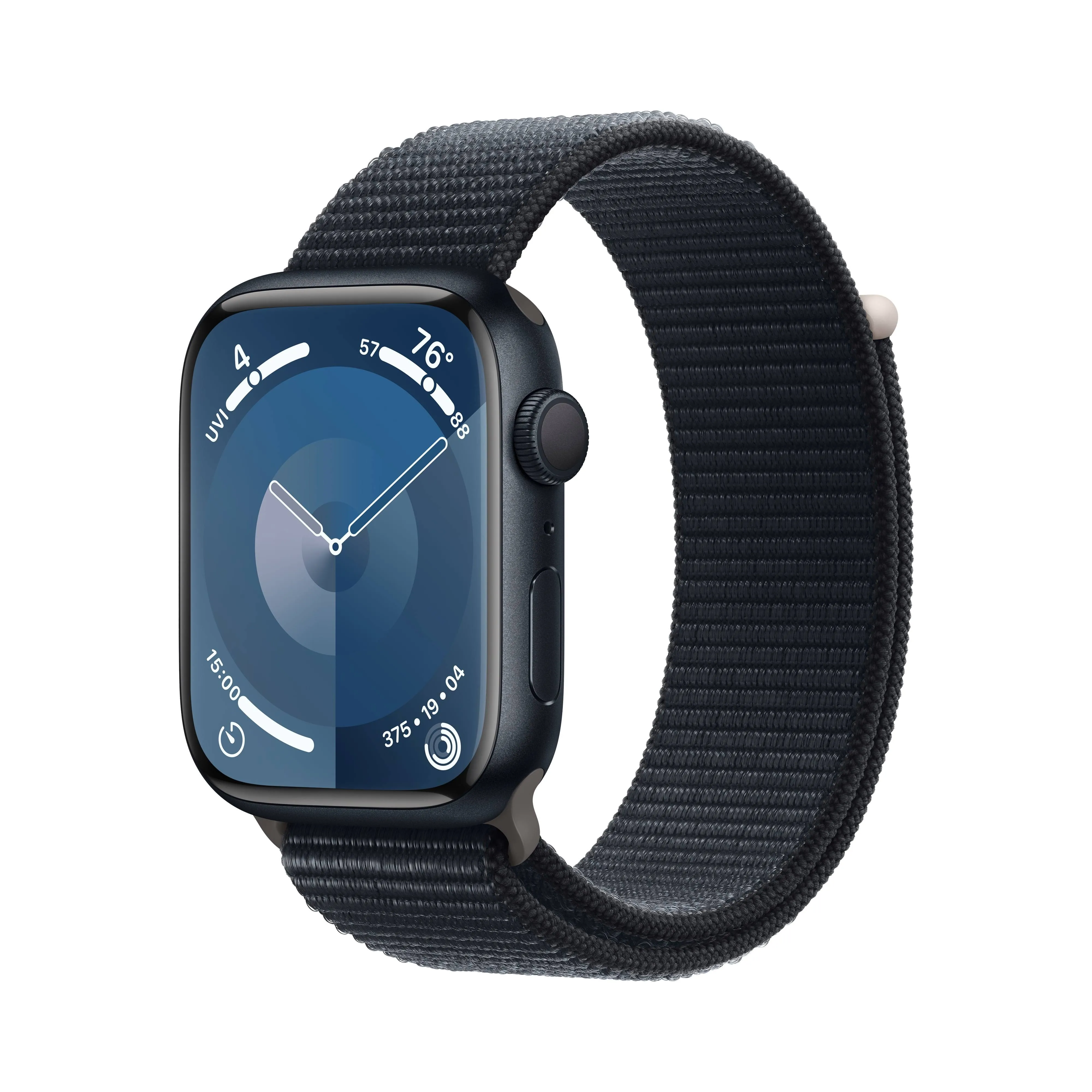 Apple Watch Series 9 - 45mm - GPS + Cellular - Midnight Aluminum Case - Midnight Sport Loop