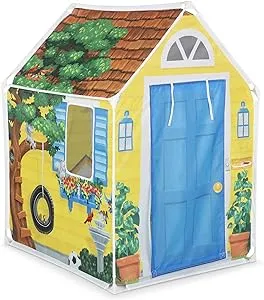 Melissa & Doug Cozy Cottage Fabric Play Tent and Storage Tote , Yellow