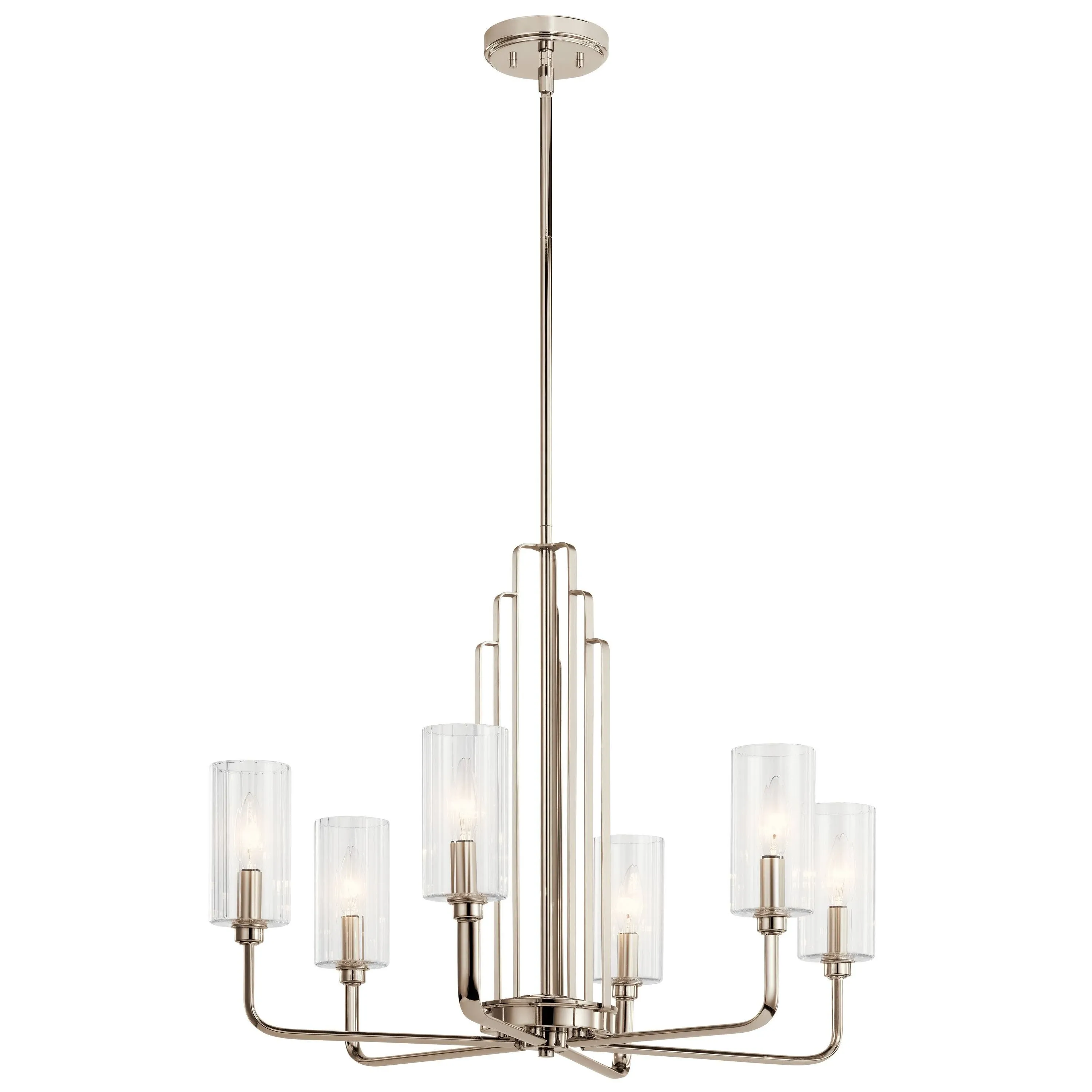 Kichler 52411BNB Kimrose Brushed Natural Brass Chandelier Light