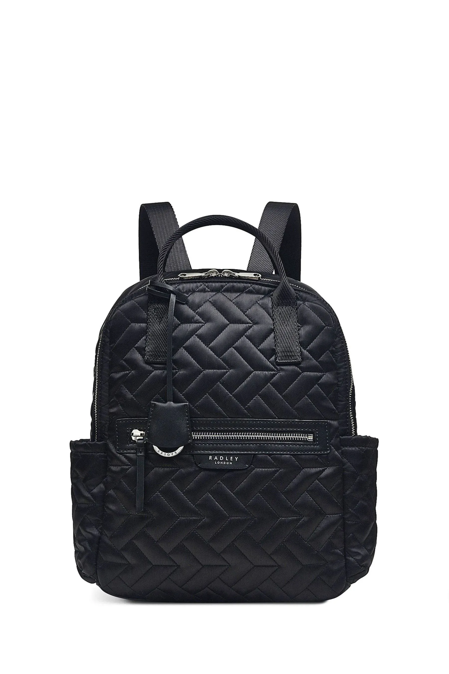 Radley London Women's Finsbury Park - Quilt Medium Ziptop Backpack - Black