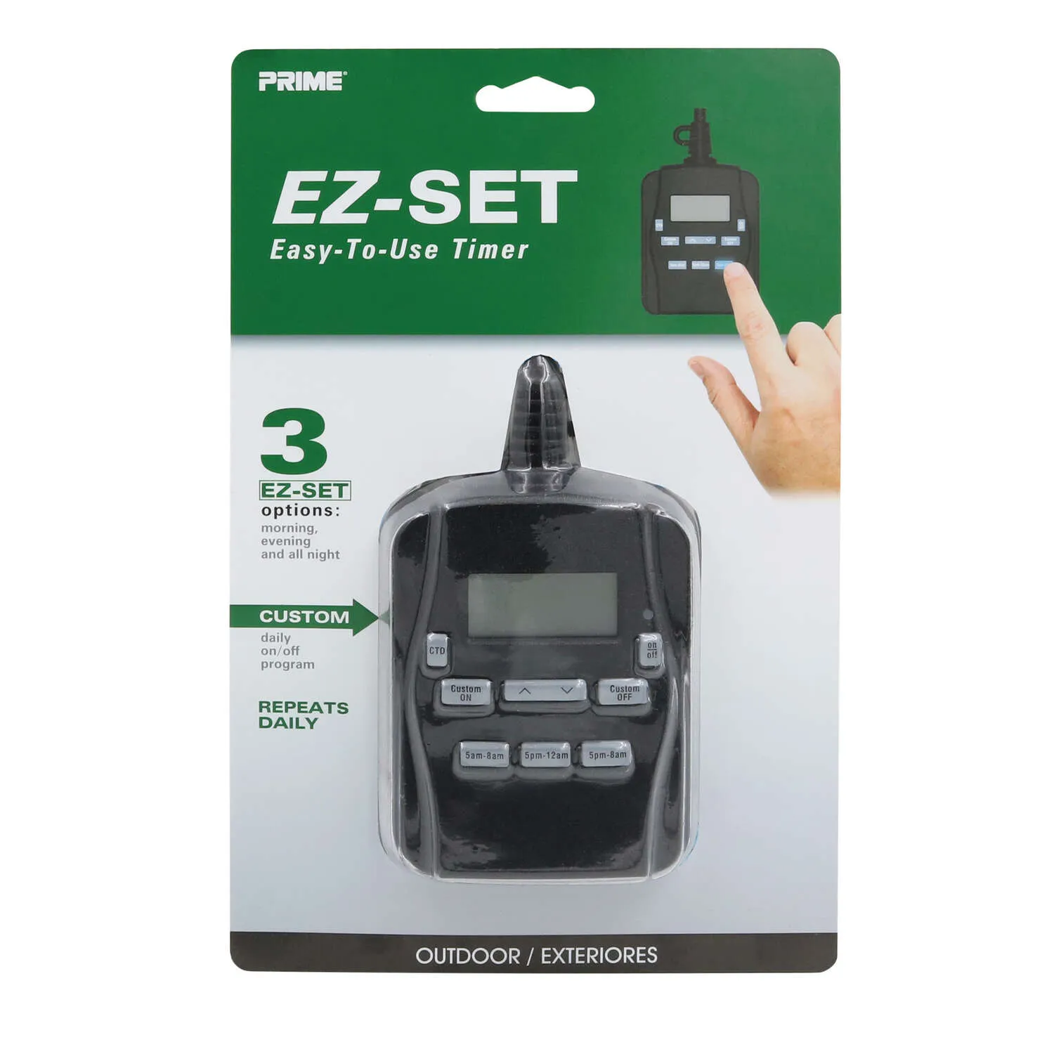 Prime EZ-SET Outdoor Digital Timer