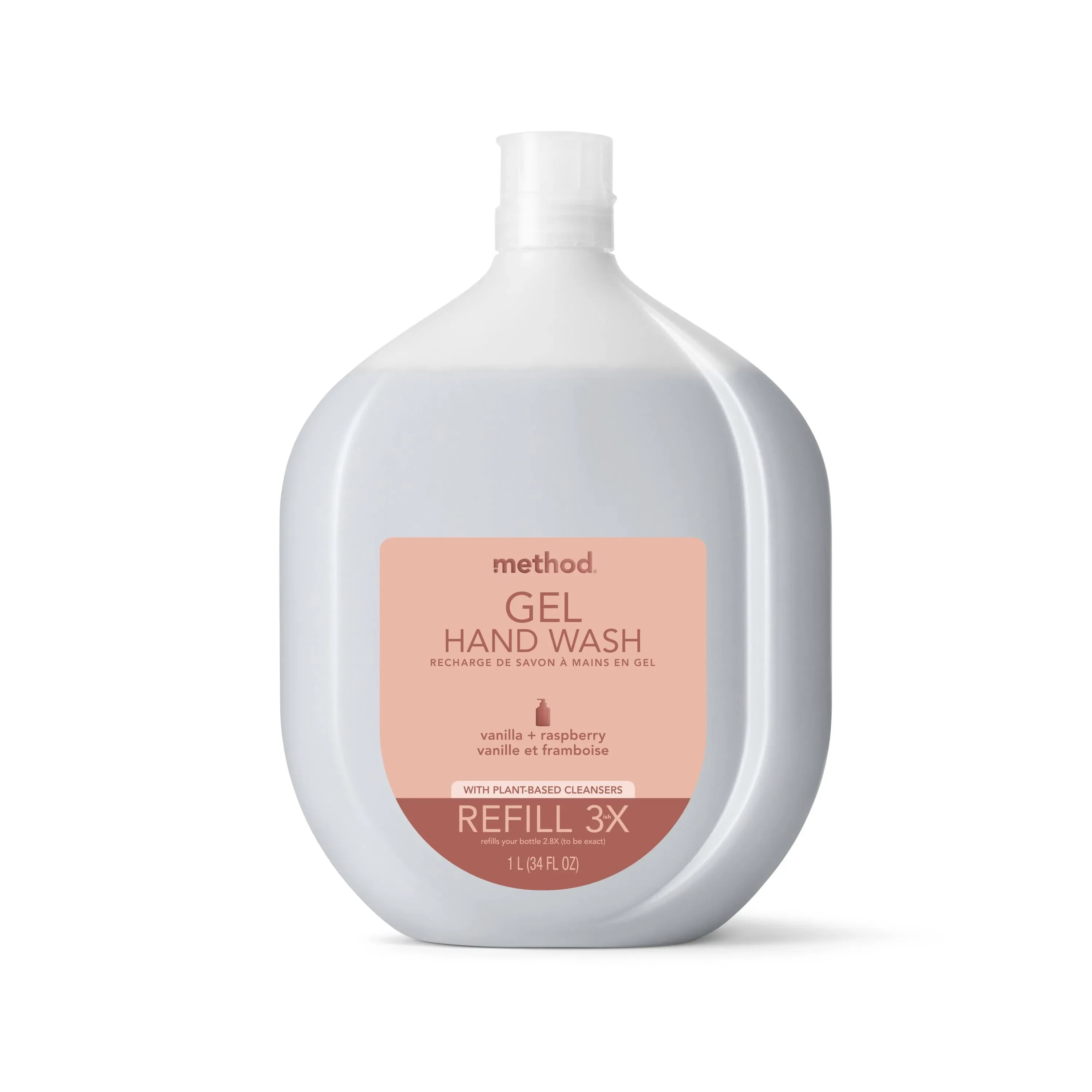 Method Gel Hand Wash Refill - Vanilla + Raspberry 34 fl oz