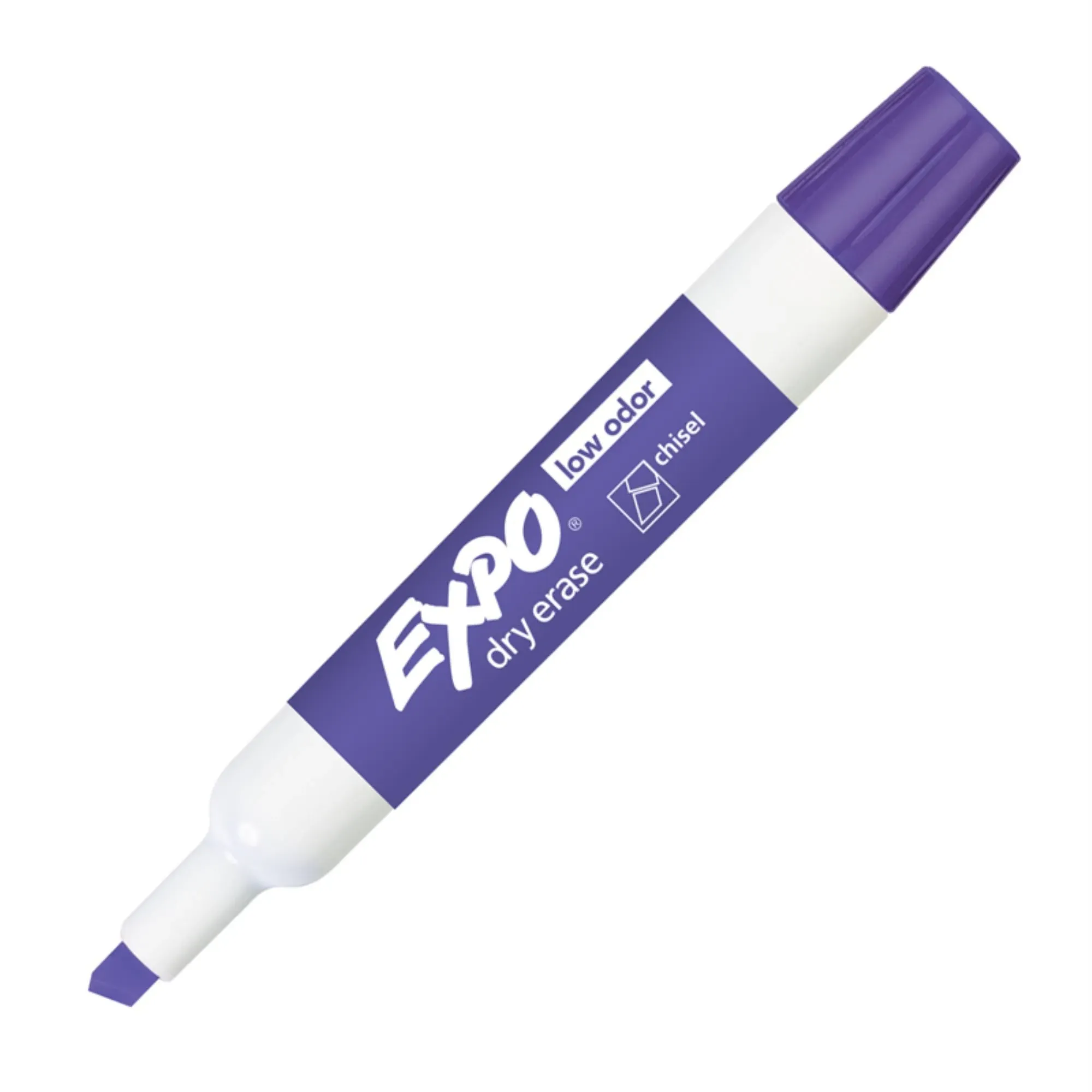 Expo Low Odor Dry Erase Marker, Chisel Tip, Purple