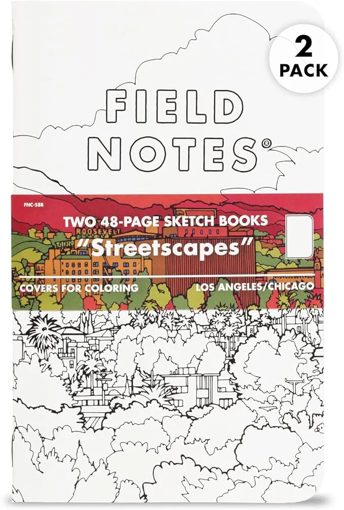 Field Notes Streetscapes Sketch Book 2-Pack