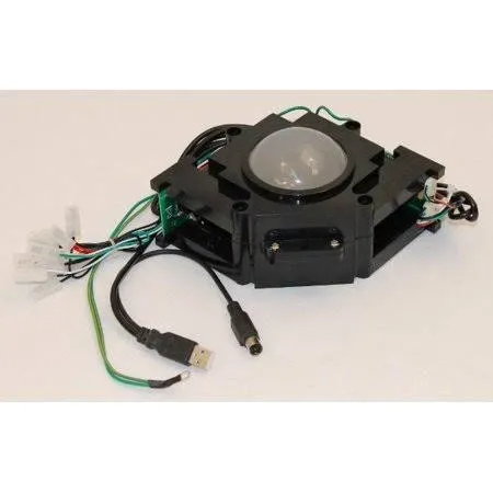 RetroArcade.us Track Ball 3 inch Arcade Game Trackball for PC or Mac USB, PS2 and Jamma + Mame Systems