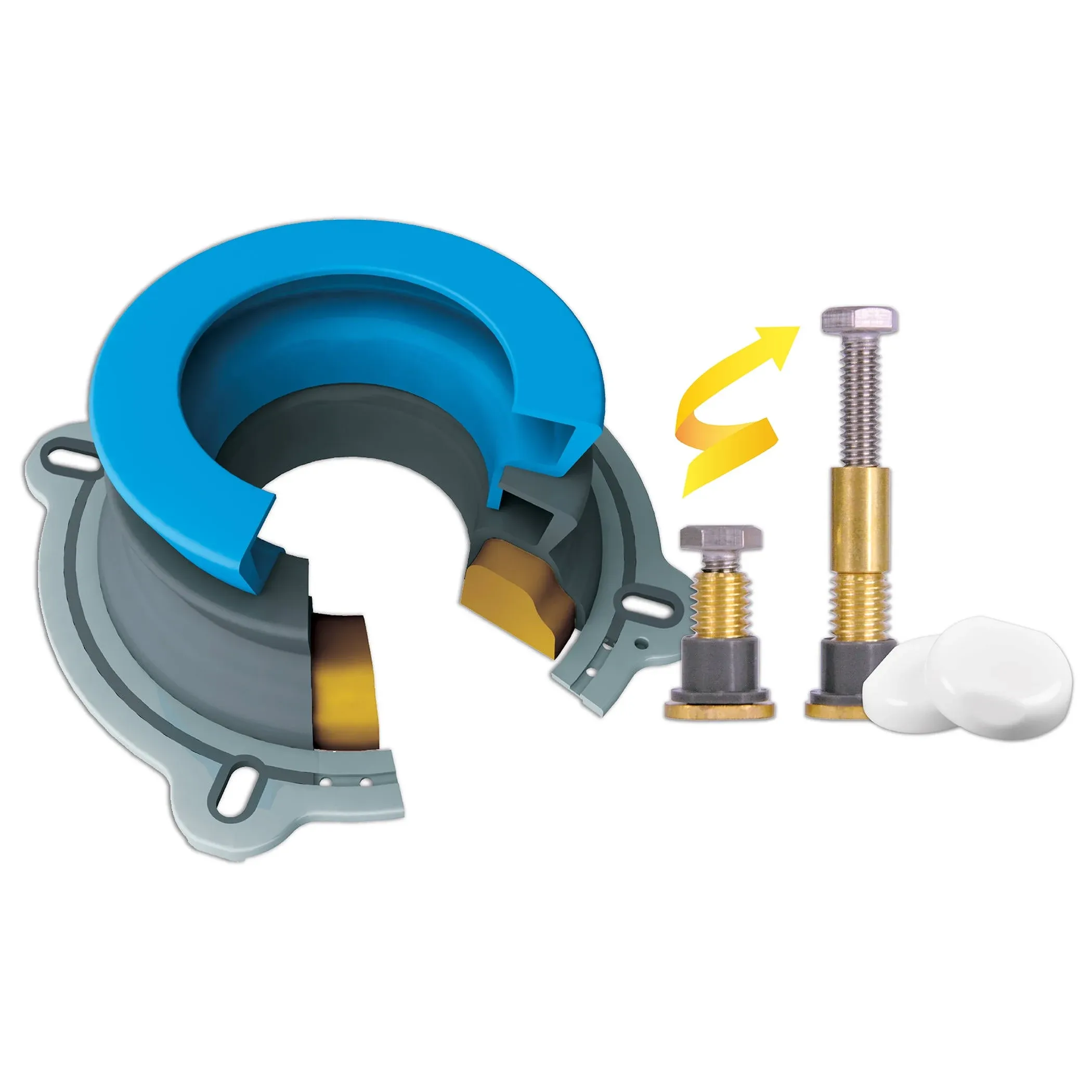 Danco 10879X All in One Toilet Installation Kit