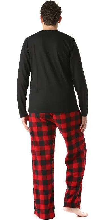 #followme Polar Fleece Pajama Pants Set for Men Sleepwear PJs