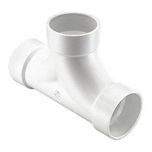 Nibco PVC DWV All-Hub 2-Way Cleanout Tee