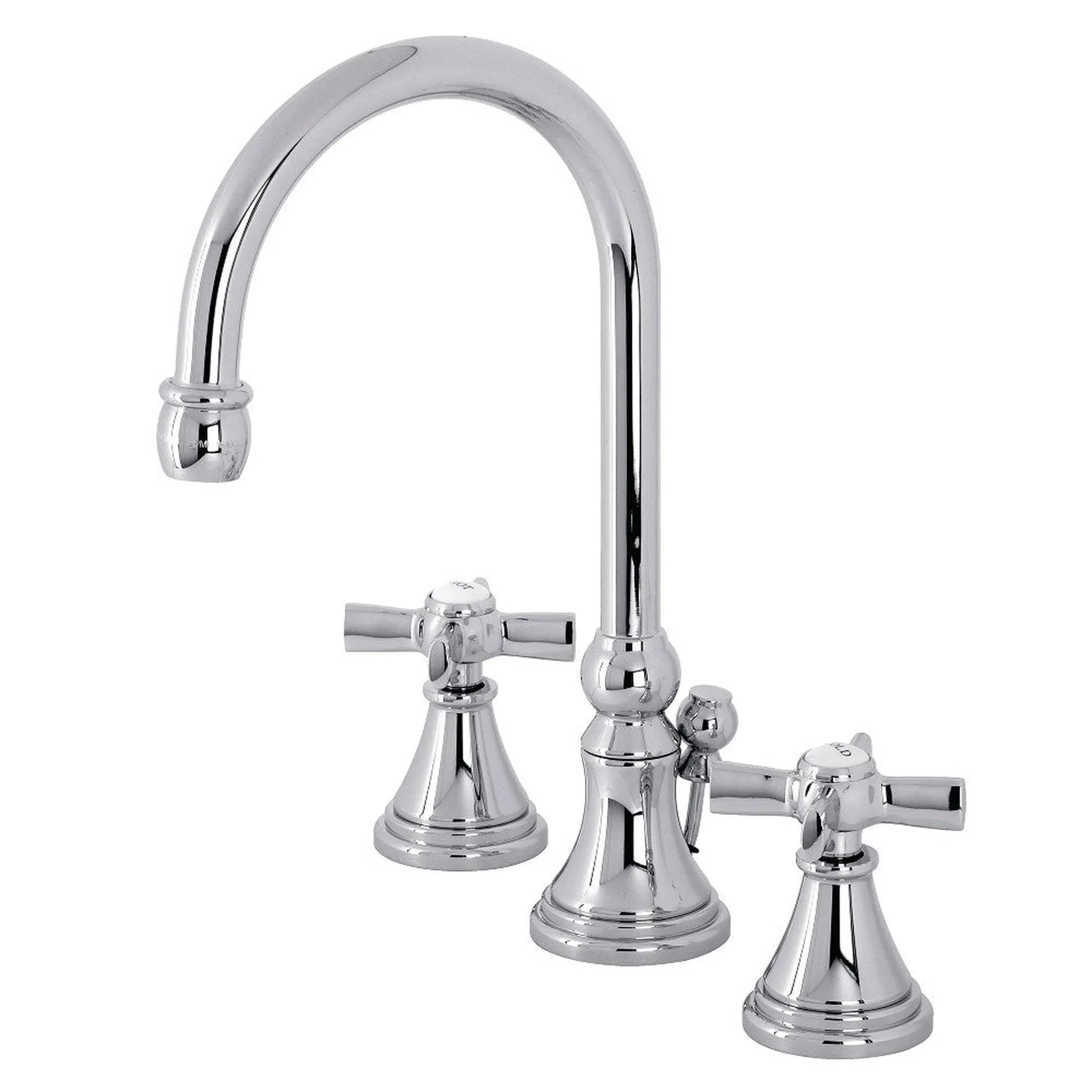 Kingston Brass KS2981ZX Millennium Widespread Bathroom Faucet, Polished Chrome