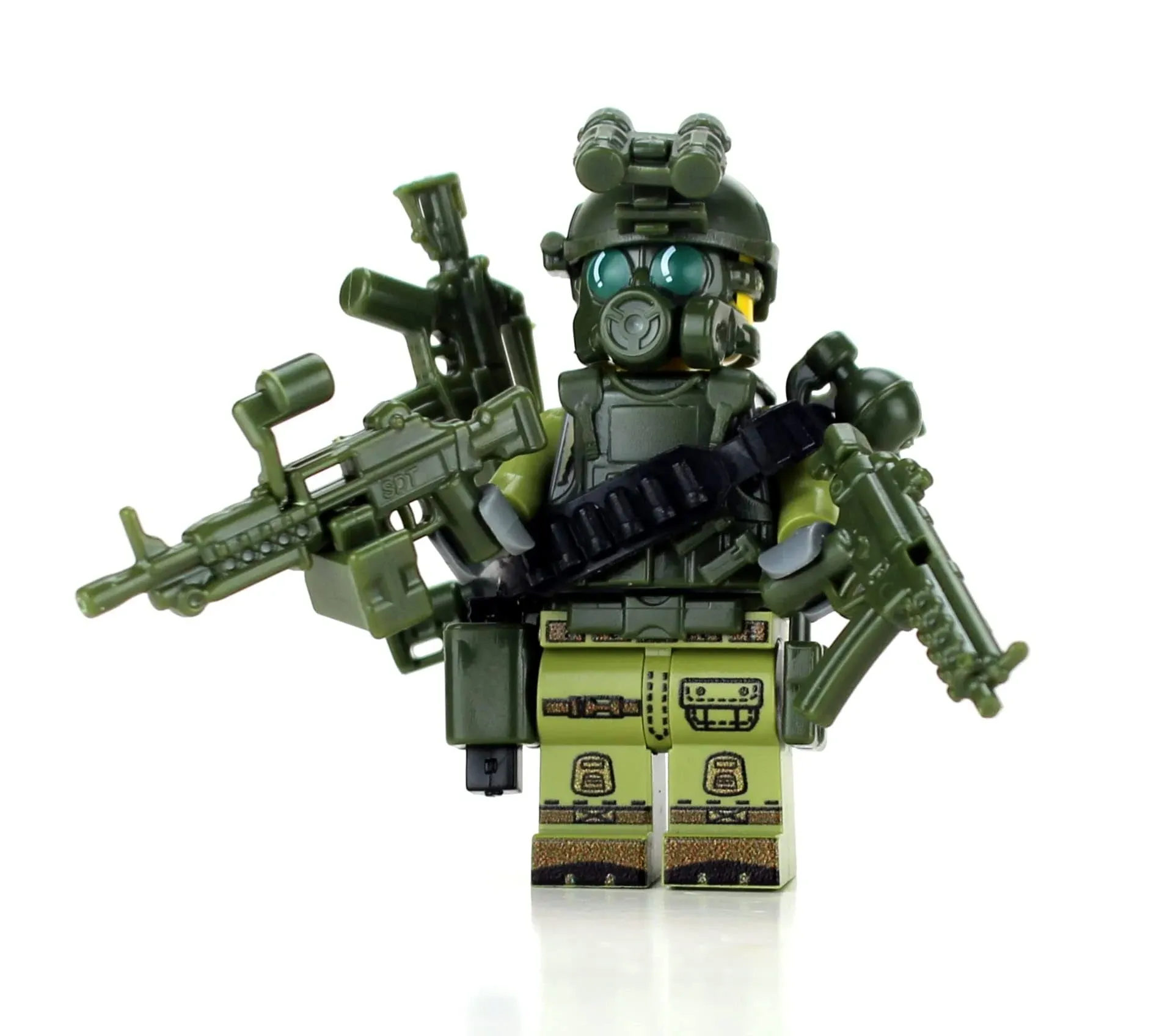 Battle Brick Custom Special Forces Commando Custom Minifigure | Genuine Military Minifig | Packaged in USA | 1.6 Inches Tall | Great Gift for Ages 10+ to Adult AFOL