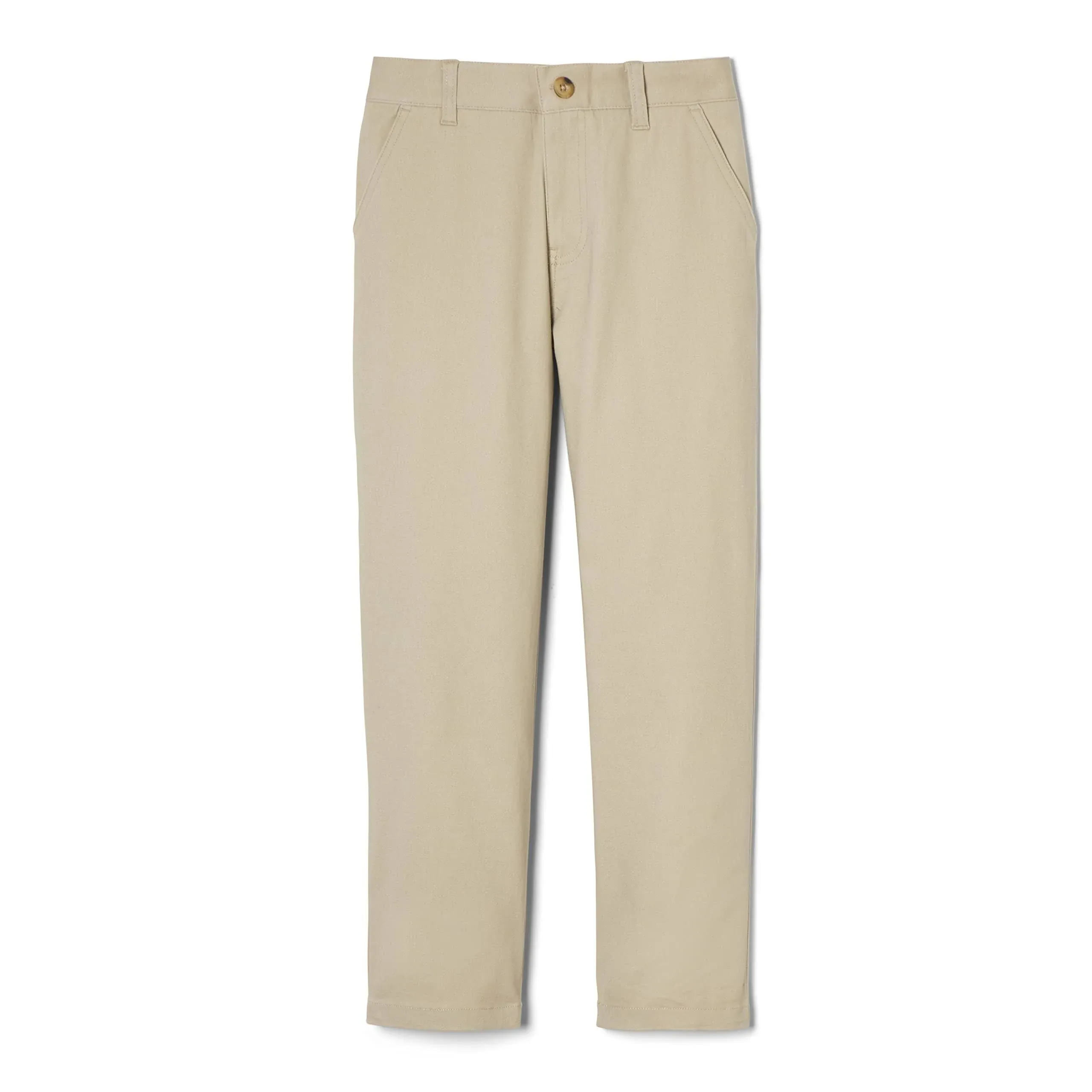 French Toast Boys' Adjustable Waist Stretch Straight Fit Chino Pant