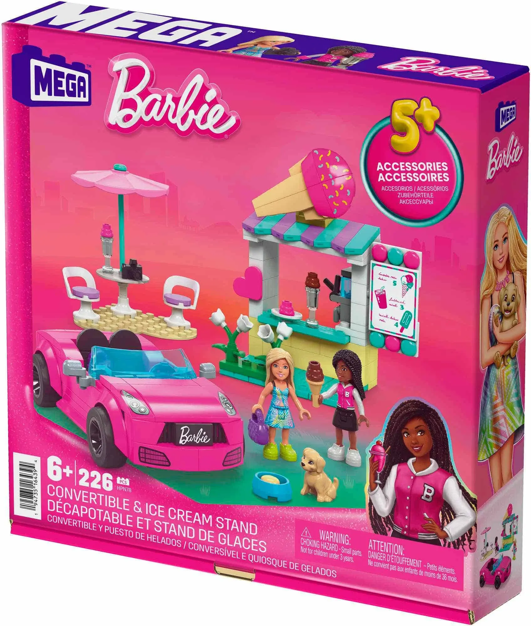 Barbie Mega Convertible & Ice Cream Stand