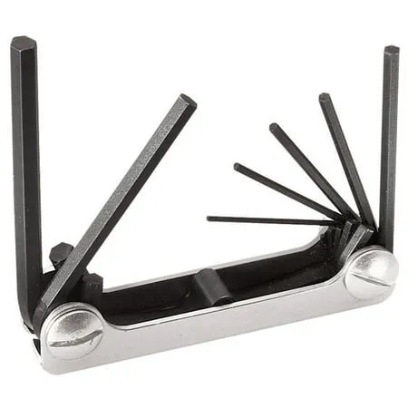 Klein Seven-Key Metric Folding Hex-Key Set