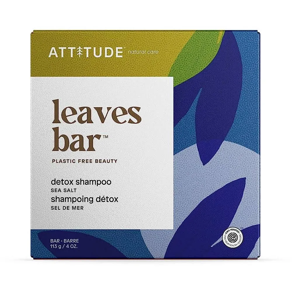 Attitude Shampoo Detox Sea Salt Bar (113 g)