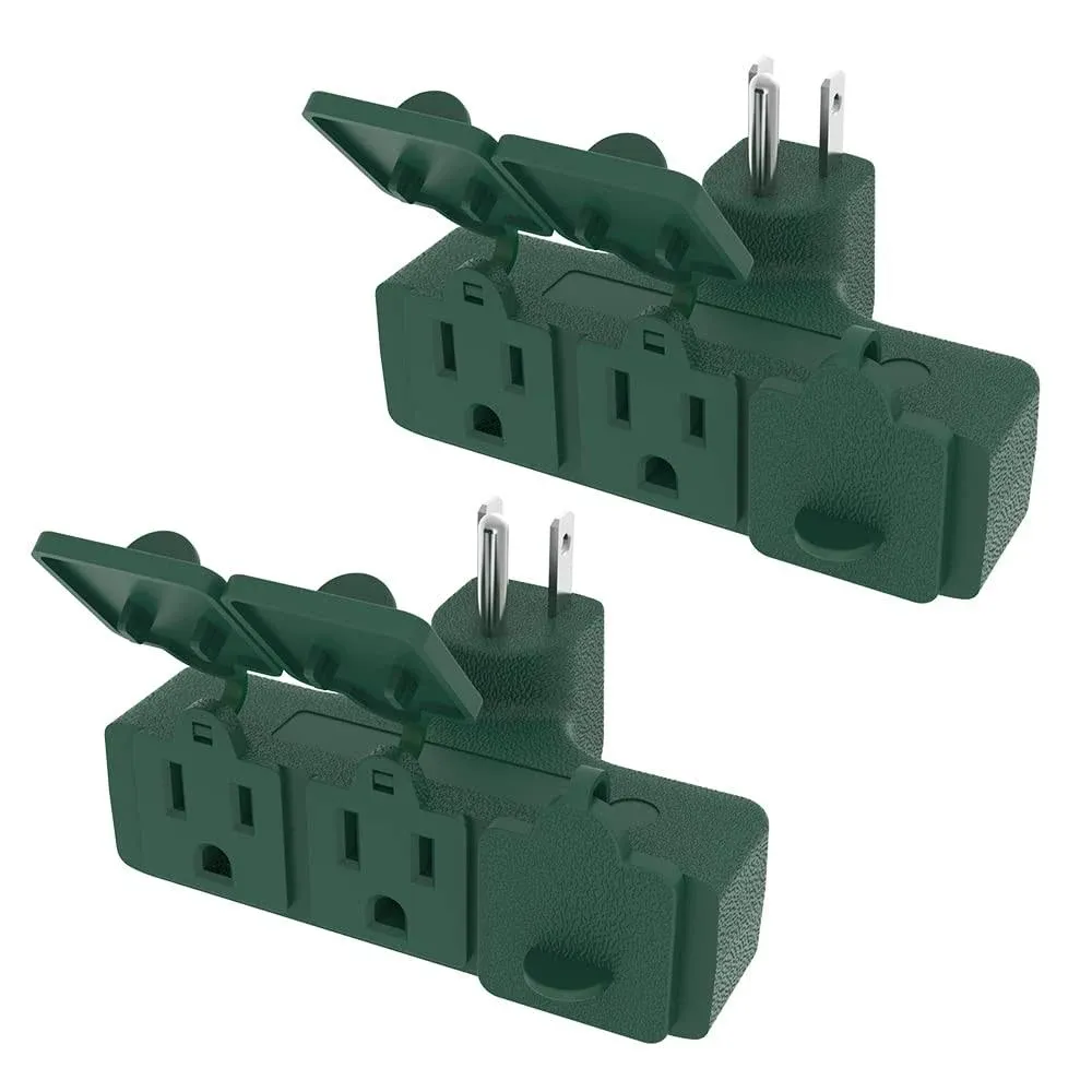 QITIM Outdoor Plug Outlet Splitter