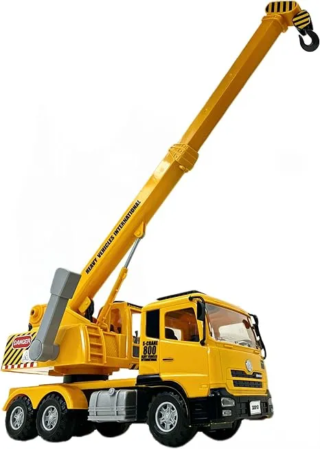 Big Daddy Extra Large Crane Toy Truck Extendable Arms & Lever to Lift Crane Arm