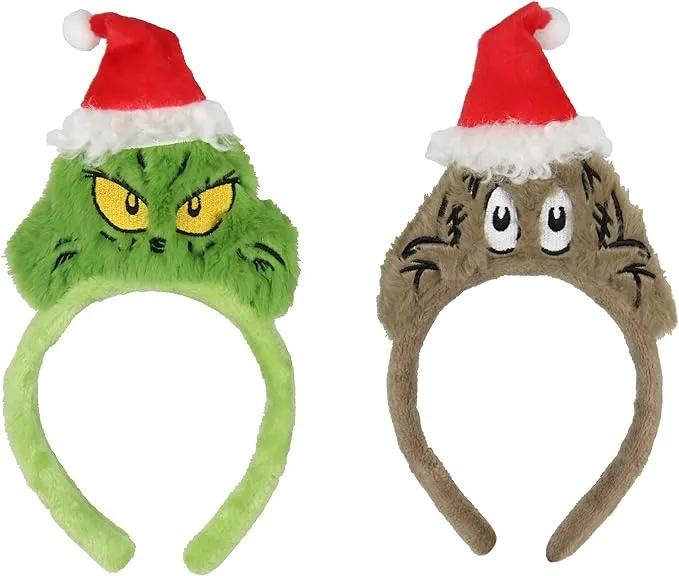 Dr. Seuss Grinch Stole Christmas Headband 2-Pack