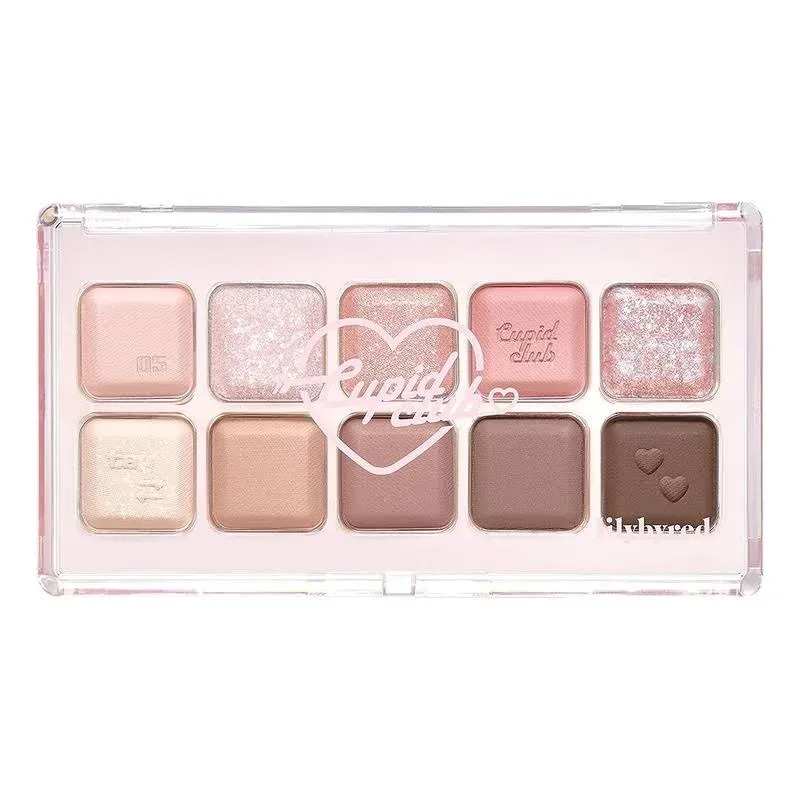 lilybyred Mood keyboard eyeshadow palette | Soft neutral ash color, Long-Wearing, glitter, Clear watercolor | Palette With Easy Color Matching For All | K-beauty (01#Ash Cinnamon)