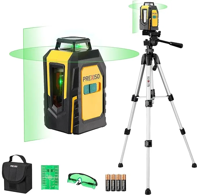 PREXISO 360° Laser Level with Tripod