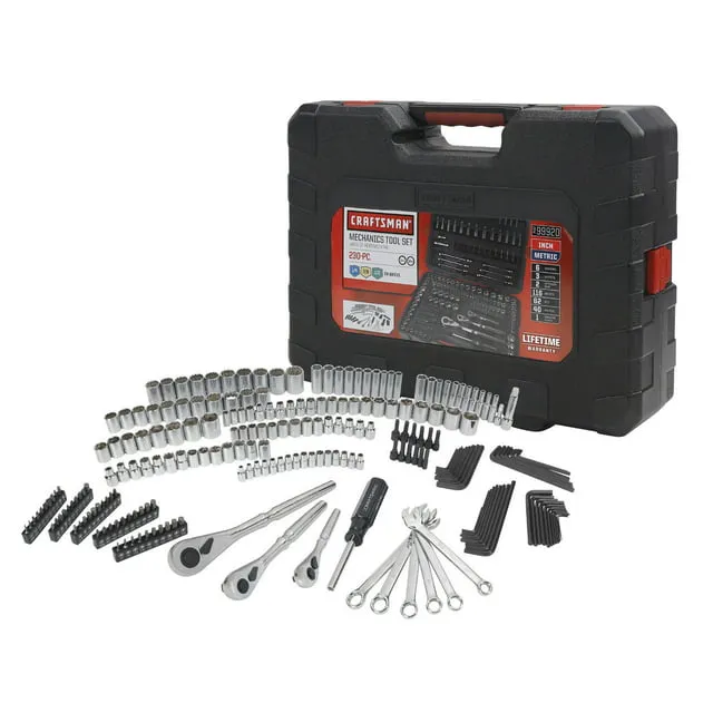 Craftsman 230 Piece Mechanics Tool Set