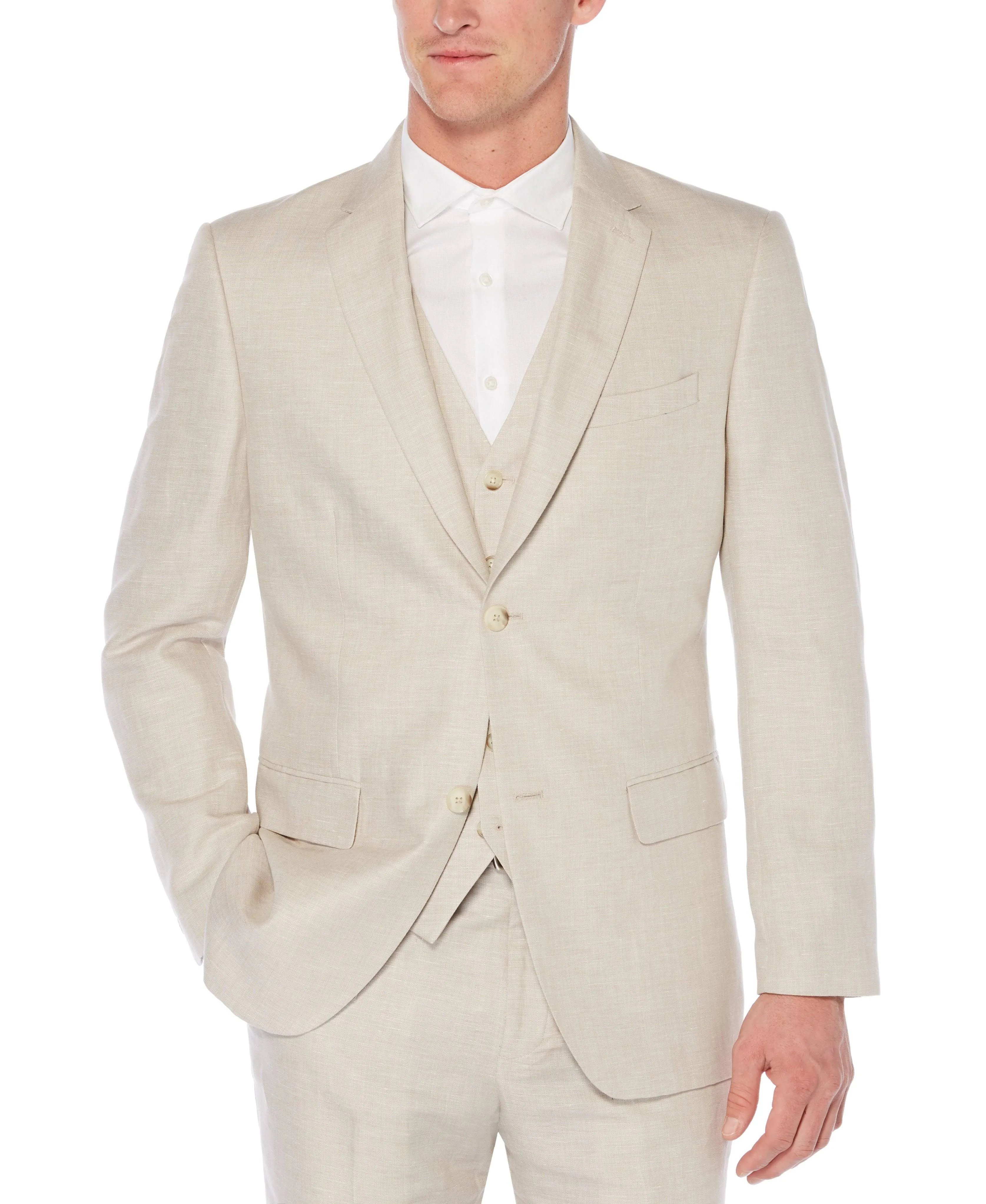 Perry Ellis Men's Linen-Blend Suit Jacket