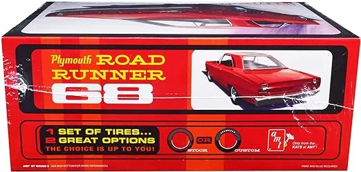 Skill 2 Model Kit 1968 Plymouth Road Runner 1/25 Scale Model by