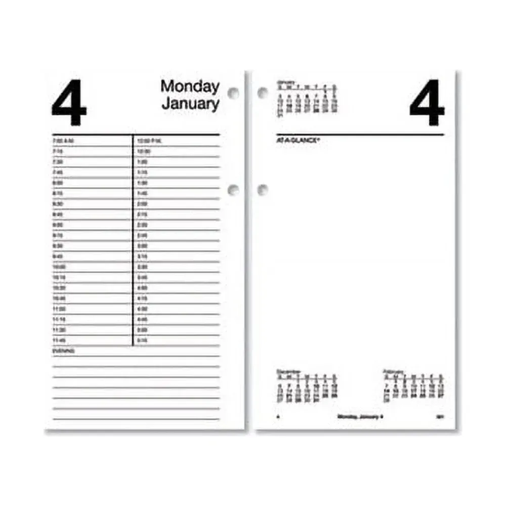 At-A-Glance Large Desk Calendar Refill