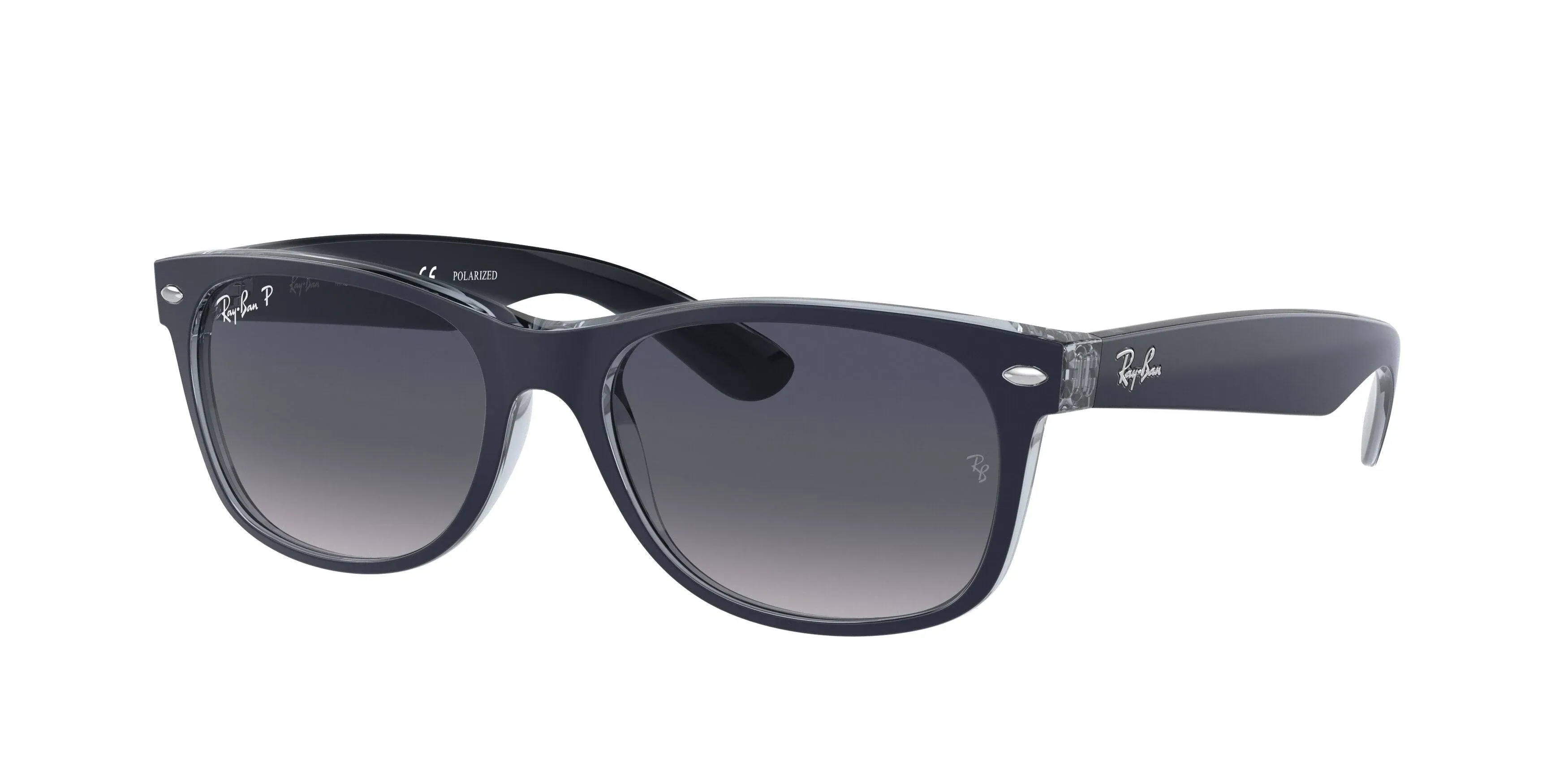 Ray Ban New Wayfarer Sunglasses Matte Blue / Blue Gradient