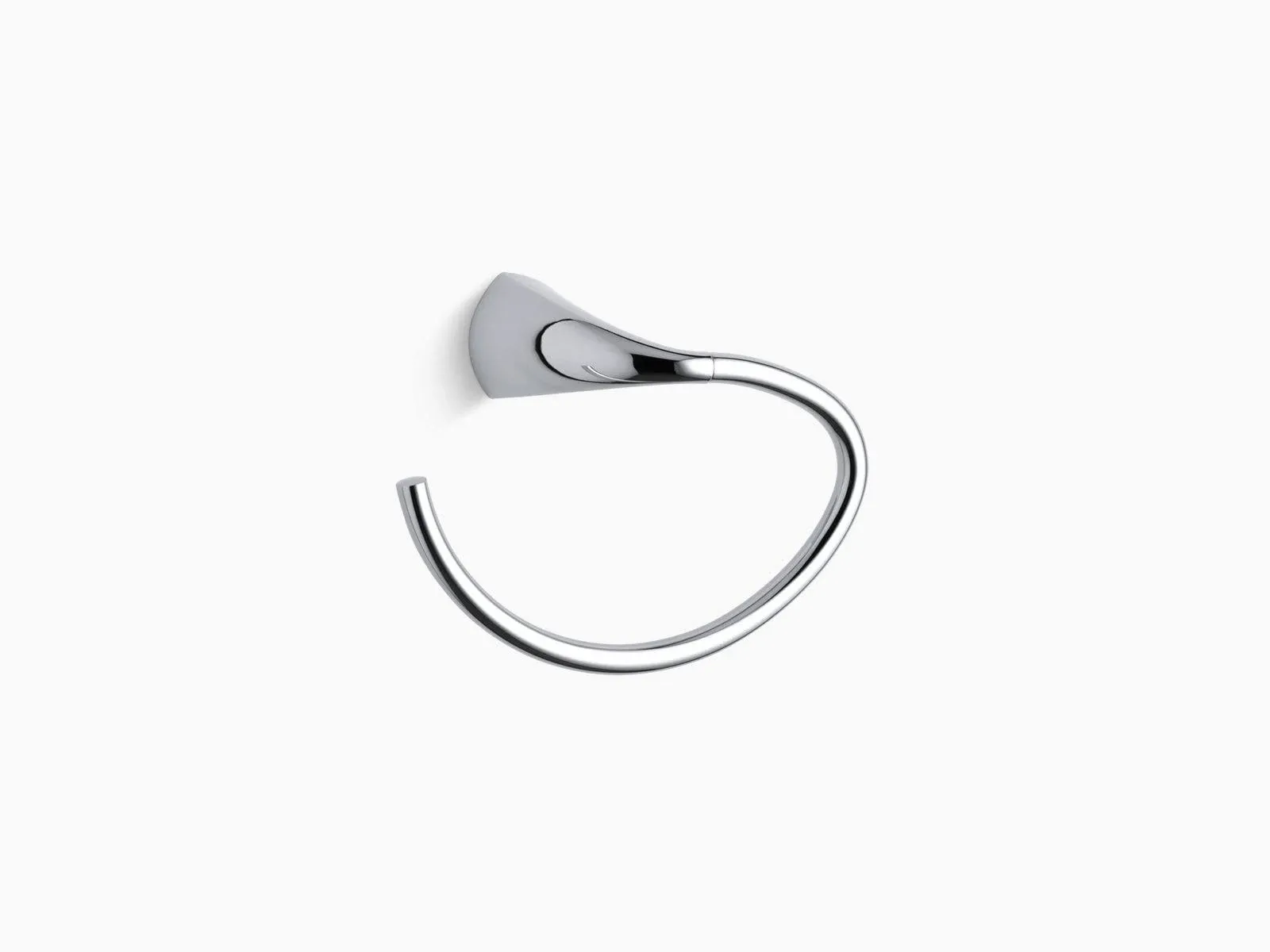 KOHLER K-37057-BN Alteo Towel Ring - Vibrant Brushed Nickel