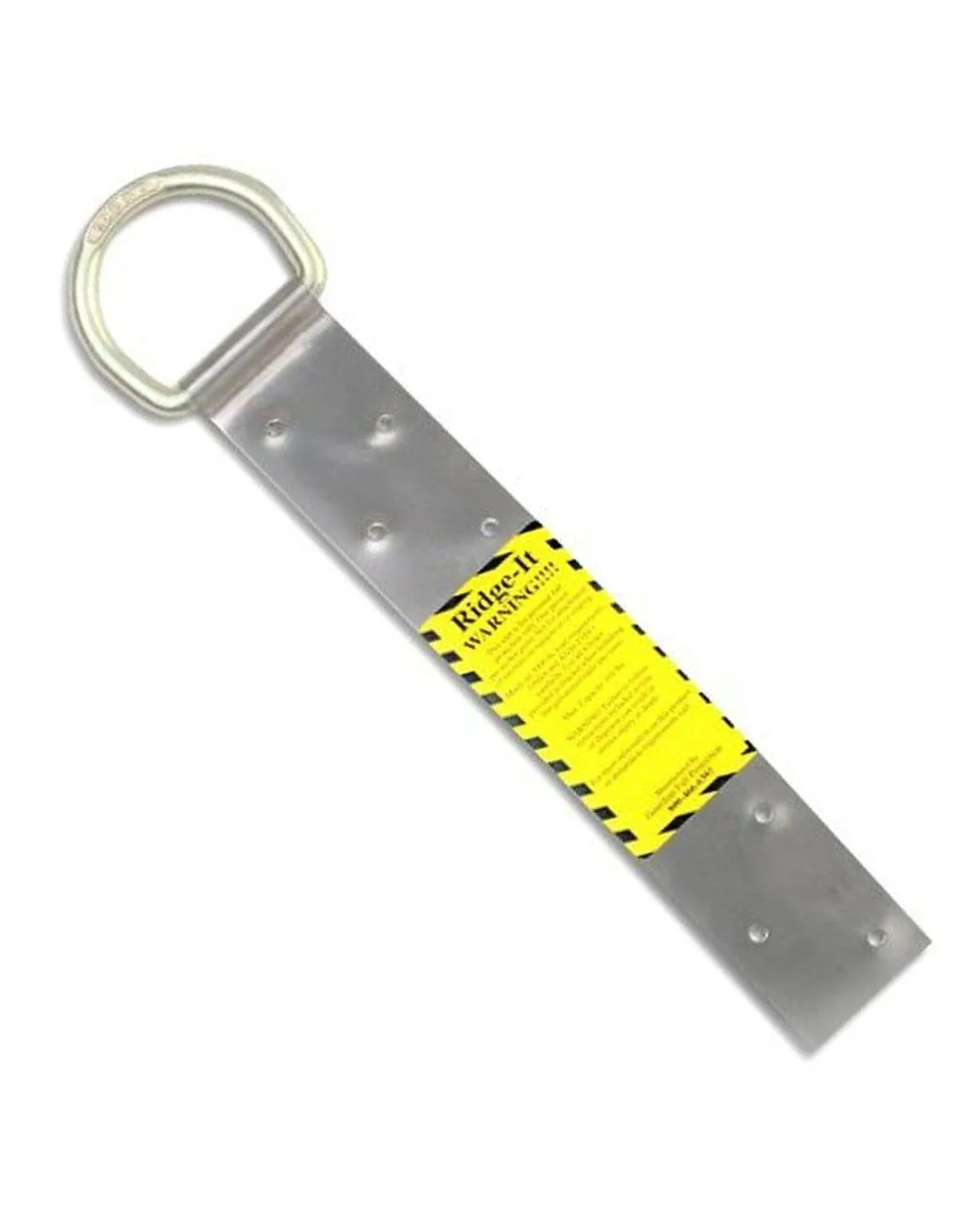 Guardian Fall Protection 00500 RIDG-1 Single D-Ring Roof Anchor with Nails 11-Inch in Length and 1 D-ring, 9¾"