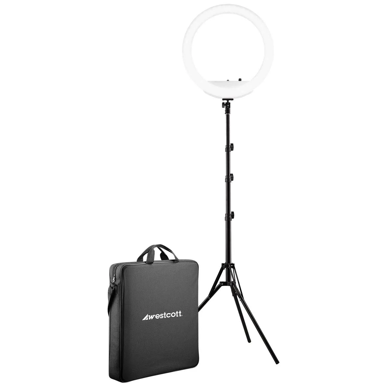 Westcott 18" Bi-Color LED Ring Light Kit with Batteries and Stand