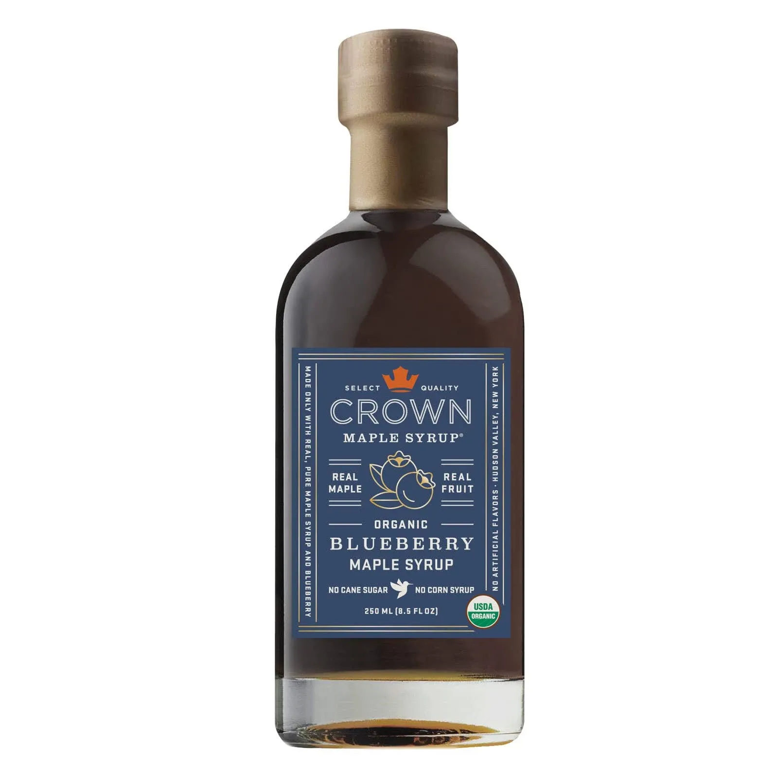 CROWN MAPLE: Organic Blueberry Maple Syrup, 8.5 fo