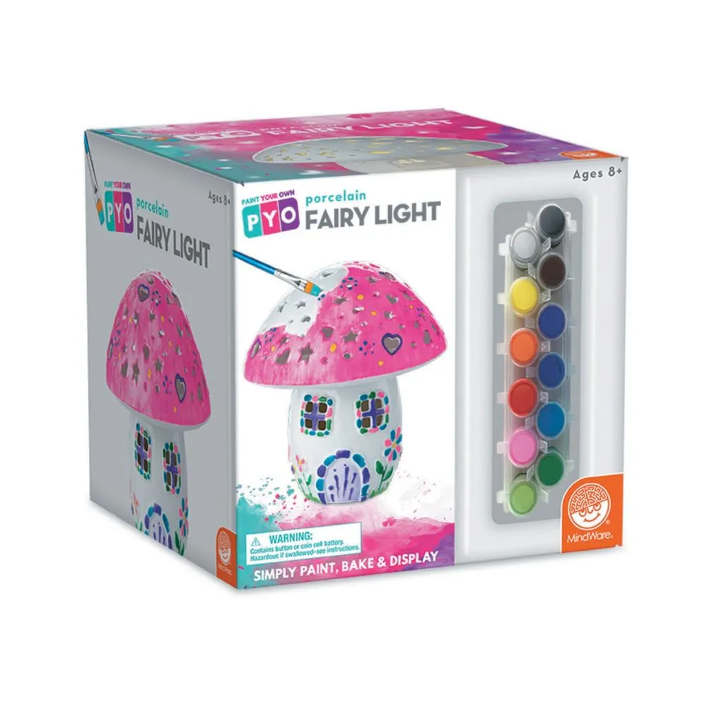 MindWare Paint Your Own Porcelain Fairy Light