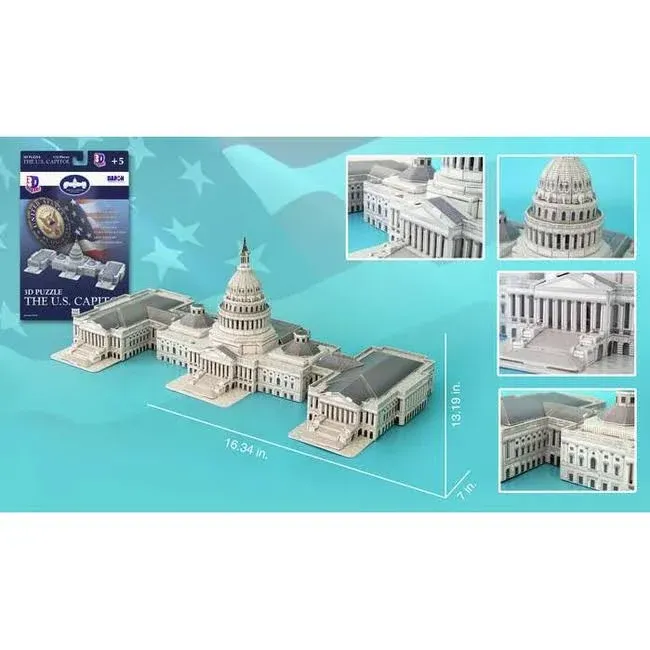 Daron US Capitol Building 3D Puzzle - 132 pieces