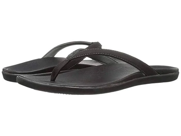 OLUKAI Ho'opio Women's Beach Sandals, Quick-Dry Flip-Flop Slides, Water Resistant & Modern Low Profile Design, All-Day Comfort Fit & Wet Grip Soles