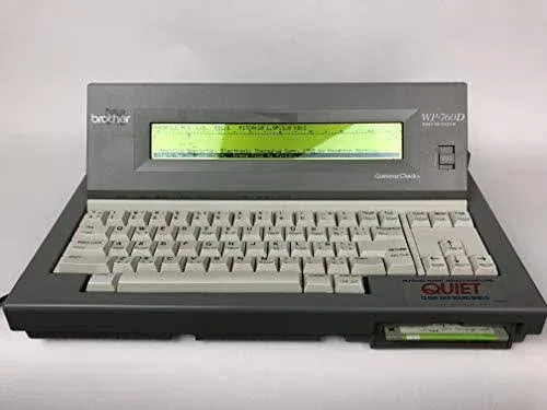 Brother WP-760D Word Processor Gray Electric Typewriter