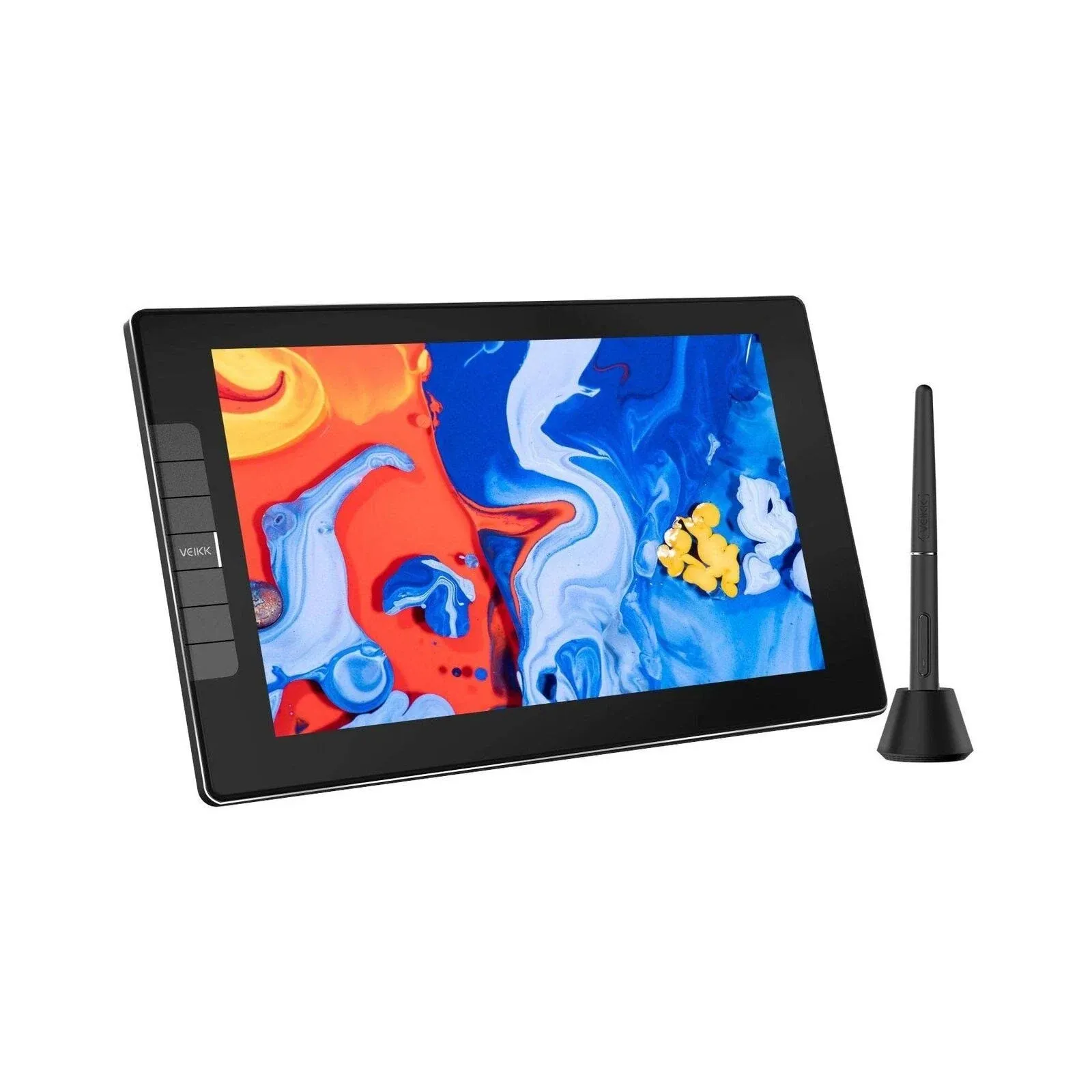 VEIKK VK1200 Drawing Tablet with Screen,11.6 Inch Full-Laminated Graphic Drawing Monitor,2 Battery-Free Pen and Tilt Function,6 Customized Keys,Anti-G