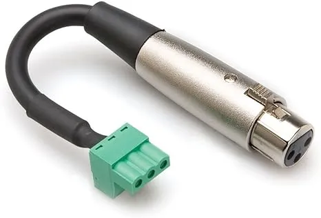 Hosa Technology XLR3F to PHX3F Adapter PHX-206F