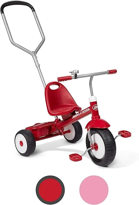 Radio Flyer Deluxe Steer & Stroll Tricycle