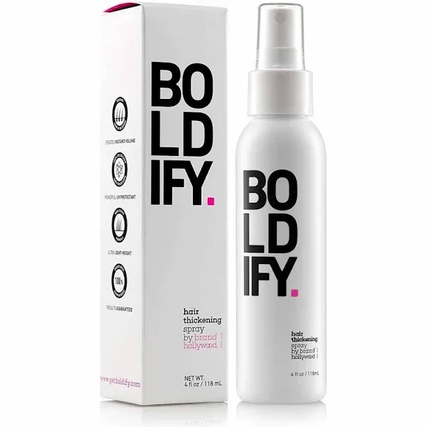 Boldify Hair Thickening Texture Spray - Stylist Recommended - Fine Hair Volumizer - Unisex - 8oz