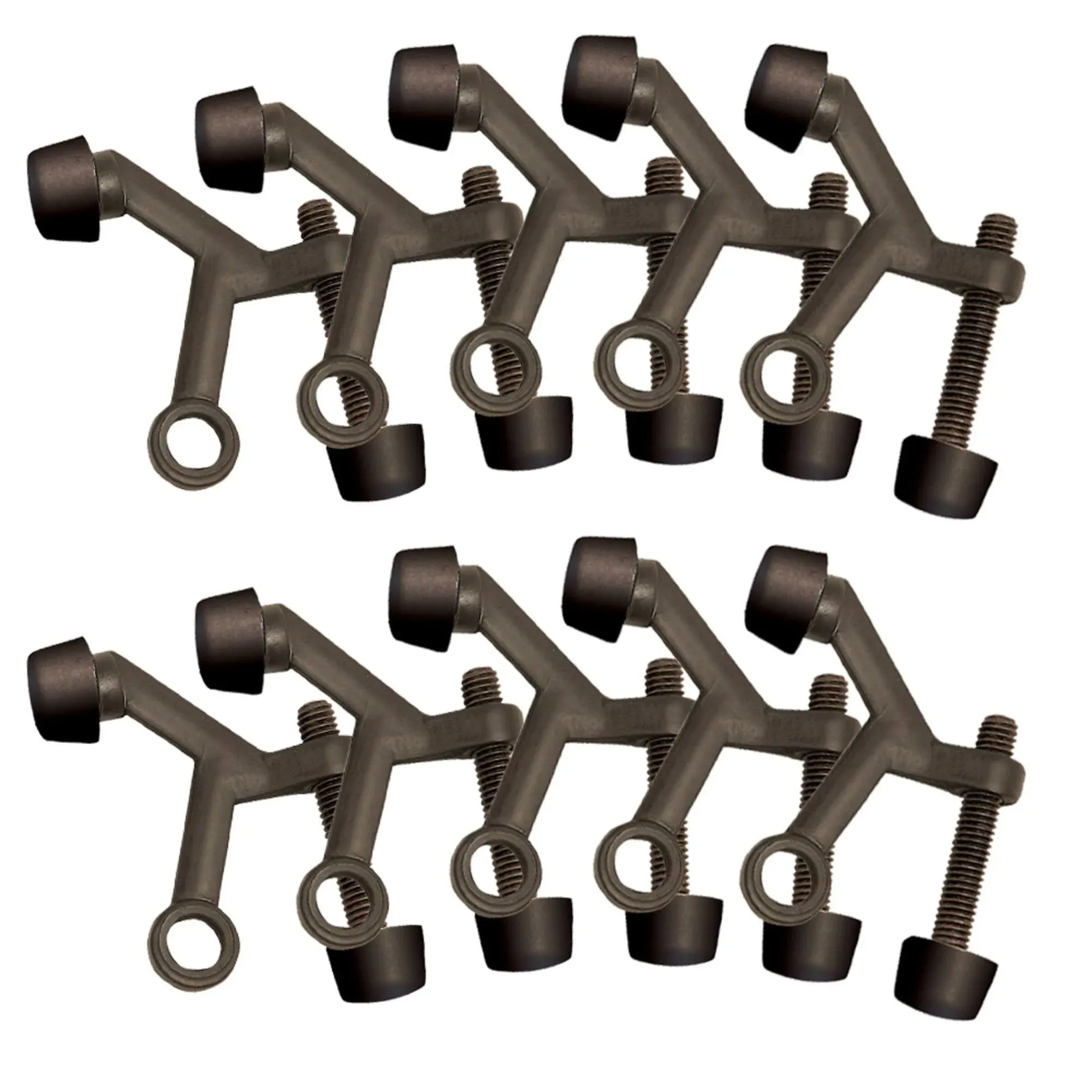 Design House 181800 Standard Hinge Pin Door Stop Oil Rubbed Bronze 10-Pack